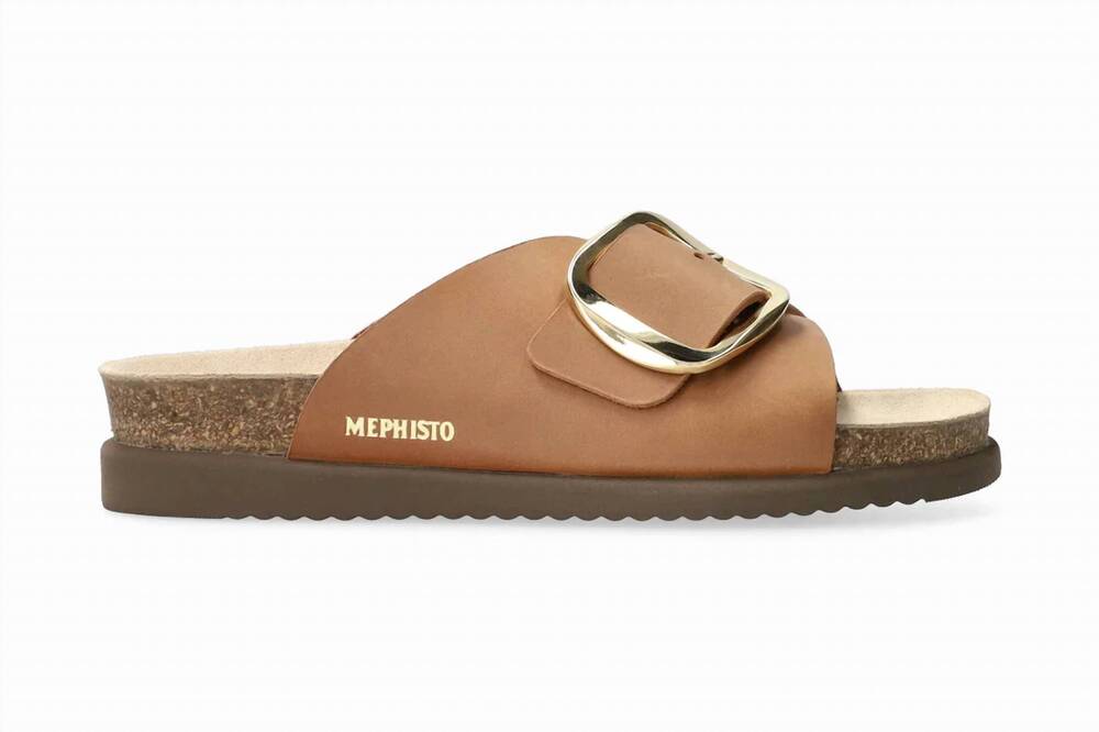 NEW MEPHISTO women's hariana sandal in camel